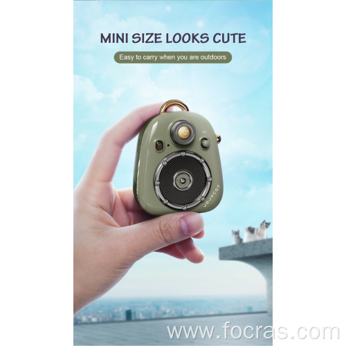 Cute Look Gift for Girls Portable Vintage Speaker